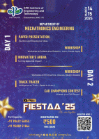 FIESTAA'25 International Techno Cultural Fest Poster
